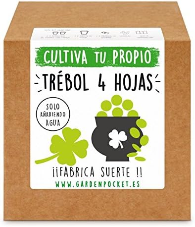 Garden Pocket Kit Cultivo Trebol De Cuatro Hojas Amazon Es Jardin