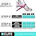 1ST Elite X-Sleeves -Medical Grade Graduated Ankle Brace Compression Socks for Achilles Tendonitis, Plantar Fasciitis & More
