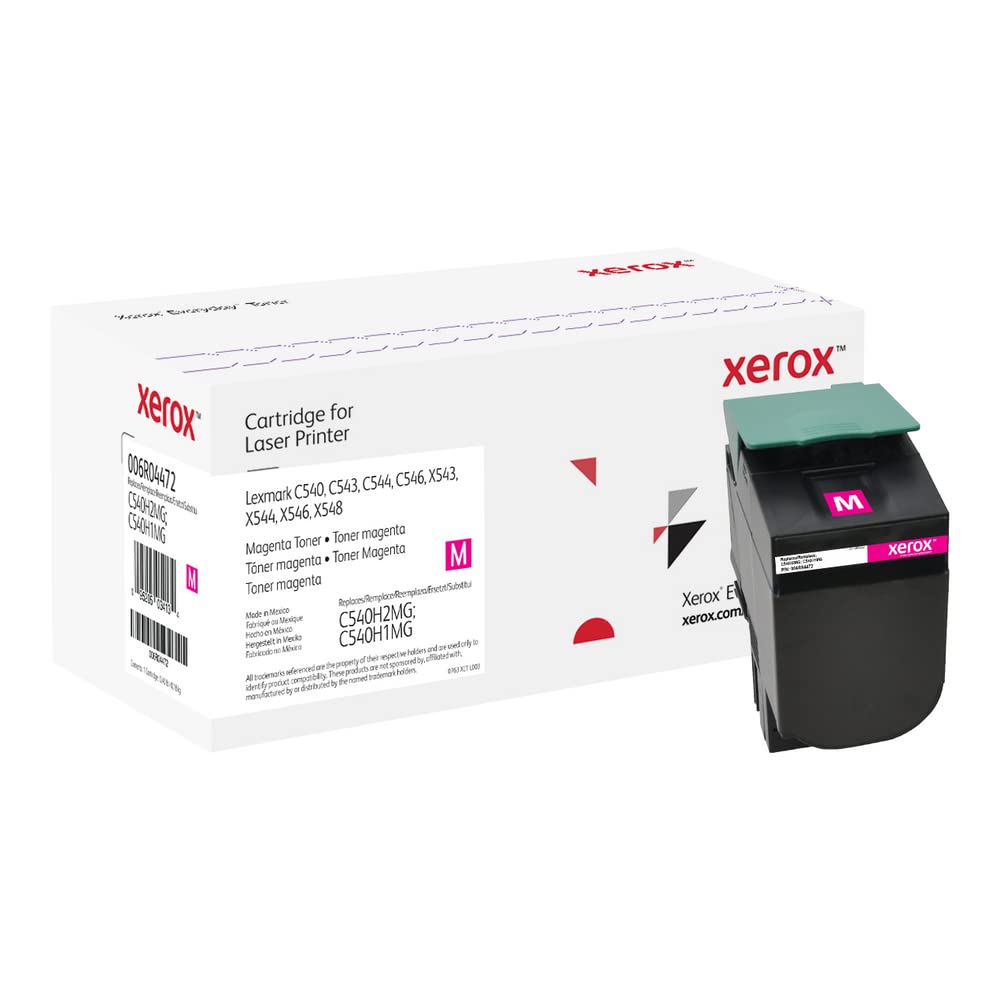 Everyday by Xerox Magenta Toner compatible with Lexmark C540H2MG/C540H1MG, High Capacity