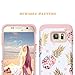 Fingic for Galaxy S7 Case,Pineapple S7 Cases, Cute Pineapple Slim Hybrid Case Hard PC&Soft Rubber Anti-Scratch Protective Case for Ladies Girls Cover for Samsung Galaxy S7(G930),Rose Gold
