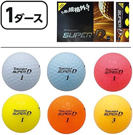 Amazon トブンダ Tobunda 16年モデル Tobunda Super D スーパーディー ゴルフ ボール 1ダース12個入り フラッシュピンク トブンダ Tobunda ゴルフボール