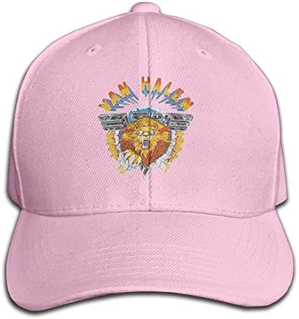 Women's Hats Van Halen Logo Pink Flat Match Cap