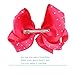 CN Large Hair Bows,8inch Grosgrain Ribbon Soild Color Huge Big Rhinestone Hair Bow For Girls Baby Pack of 9