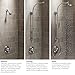 KOHLER 45906-BN HydroRail-S Shower Column, Shower Column for Fixed Showerhead, Adds Handshower Functionality, Vibrant Brushed Nickel