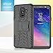 Olixar Samsung Galaxy A6 Plus 2018 Protective Case - Tough Armor Cover - Heavy Duty ArmourDillo - with Reinforced Kickstand - Wireless Charging Compatible - Black