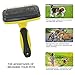 iHomer Pet deShedding Tool with Self Cleaning Slicker Brush for Dogs and Cats