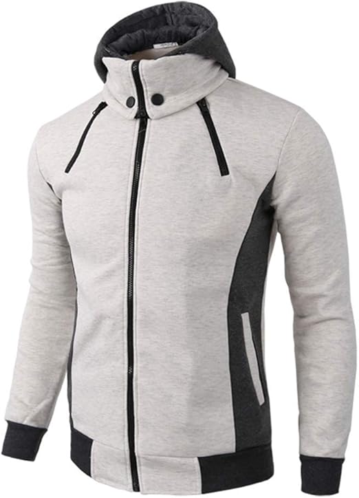 Felpa con cappuccio da donna con cerniera, tinta unita, a maniche lunghe, con tasca, comoda, morbida, alla moda, vestibilità larga, abbigliamento casual, Verde, L