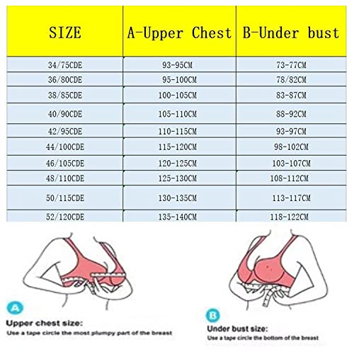 BEEETY Women Fashion Deep Cup Bra Hides Back Fat Full Back Coverage Bra