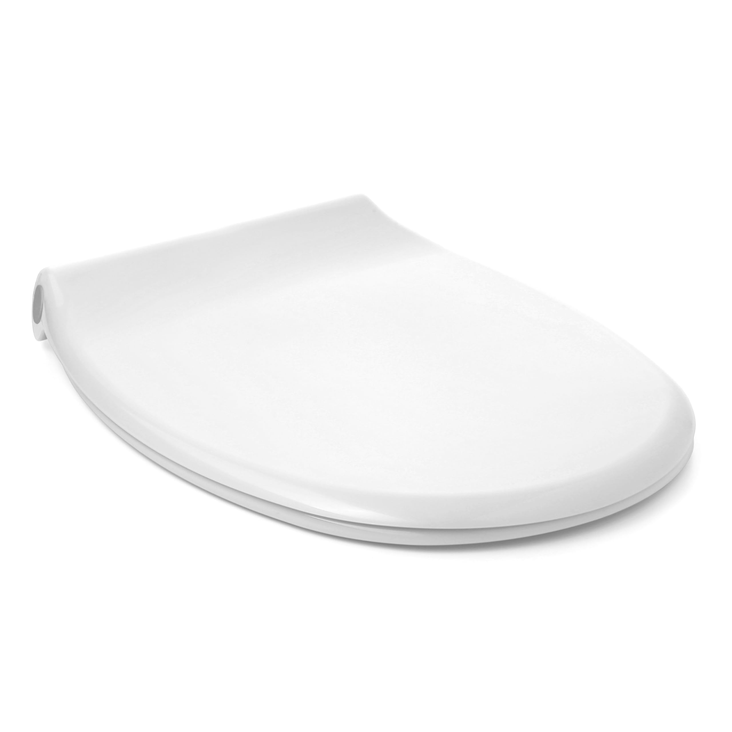 TATAY Toilet Seat Universal Compatible with Victoria | Durable Thermoplastic | Gloss Finish | Easy-Fit Installation | Made in Spain | Oval Shape – Model Polo – White — image 1