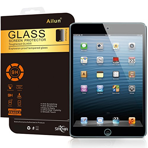 iPad Pro Screen Protector [10.5inch][2Pack]by Ailun,Tempered Glass for Apple iPad Pro 10.5 Only,9H Hardness,[Apple Pencil Compatible]Ultra Clear,Anti-Scratch,Case Friendly-Siania Retail Package