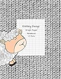 Knitting Design: Graph Paper Notebook, Blank Knitting Patterns Lamb Book, 2:3 Ratio by Addi Publishing