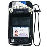 Travel Wallet Passport Holder Neck Pouch Anti-Theft RFID Blocking