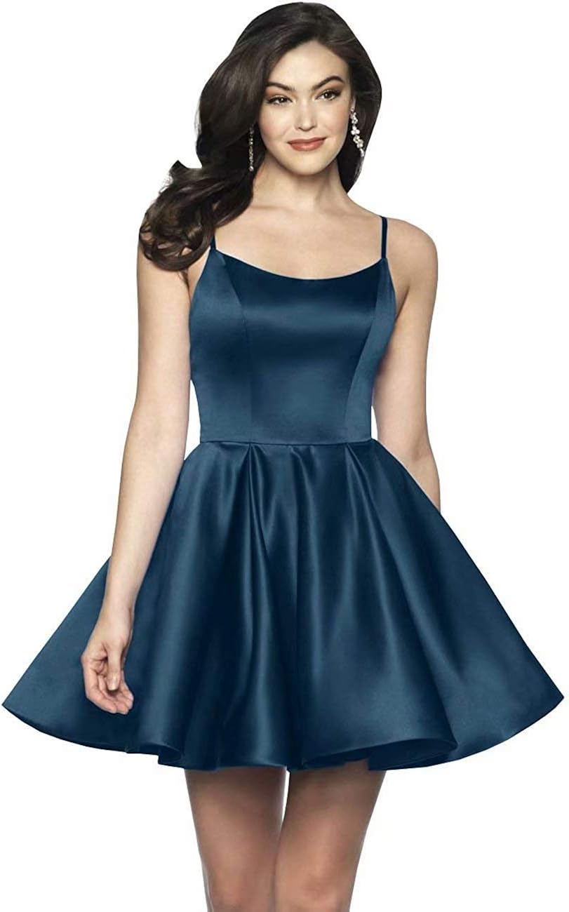 satin dress homecoming