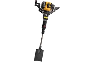 NENCHENGLI Portable Excavator Shovel 52cc 2 Stroke Planting Shovel Garden Tree Digger Machine Handheld Digger Digging Machine, Post Hole Digger Ditch Digger for Garden Farm and Home