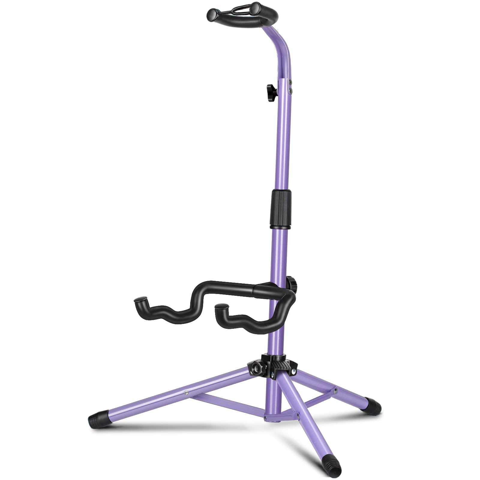CAHAYA Guitar Stand Floor Folding Universal Adjustable Guitar Tripod Holder