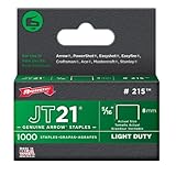 Arrow Fastener 215 Staple, 1000 Count (Pack of 5)