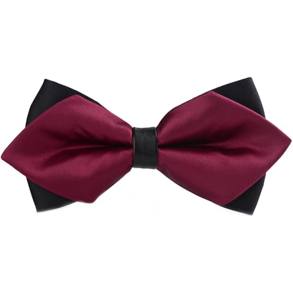 eggplant color bow tie