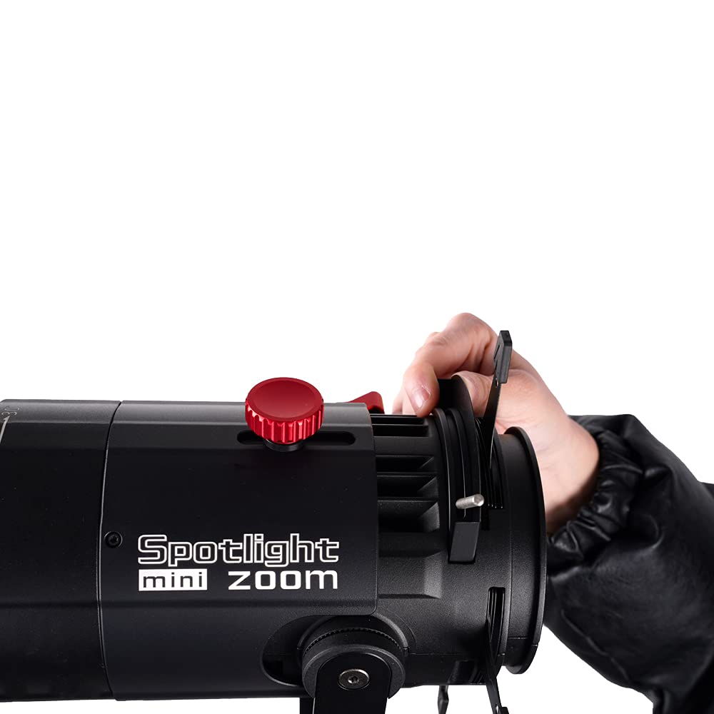 Aputure Spotlight Mini Zoom for Aputure LS 60d & 60x Adjustable Focus LED Lights Lighting Modifier 15°~30° 2X Zoom Gobos