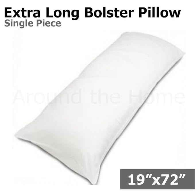 19 X 72 Extra Long Bolster Body Pillow Ideal Support For Neck