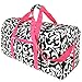 World Traveler Pink Damask Gym Duffle Bag 21-inch