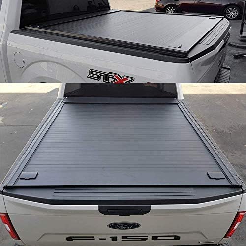 Amazon Com Syneticusa Aluminum Retractable Low Profile Waterproof Tonneau Cover For 2009 2020 Ram 1500 5 7 5 7ft Short Truck Bed Automotive