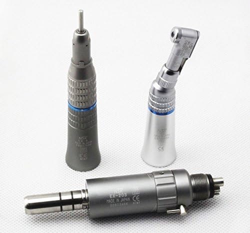 Low Speed Contra Angle Straight Kit Air Motor EX-203 Kit 4Holes/M4S by NSKR HPS