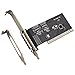 SHINESTAR PCI to DB25 LPT Parallel Port Expansion Card with Low Profile Bracket, PCI Parallel Port Converter Adapter Controller for Desktop PC Printer