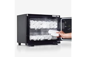 RYJAUNE 18L Black Professional Spa Hot Towel Warmer and Family or Personal Towel Warmer…