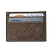 WAVY Card Holder Wallet, Slim Minimalist, Vegan Cork with RFID Blocking (Brown)