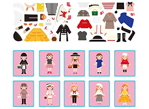Love&Mini Educational Magnetic Jigsaw Puzzles for Kids Toys - Early Learning Gift with Drawing Easel Board for Boy Girl Preschool Toddler Ages 3 up
