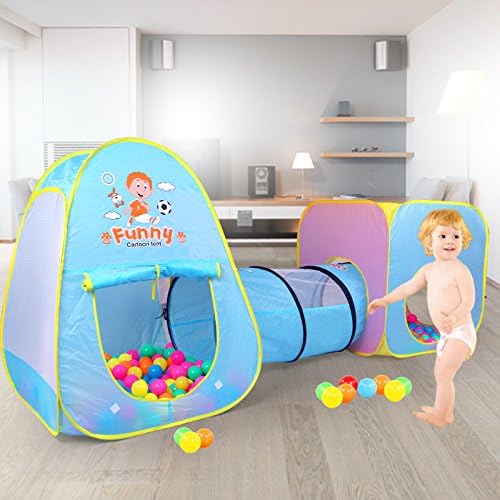 Ze tian baby ball pit balls child play tent tunnel indoor outdoor playhouse