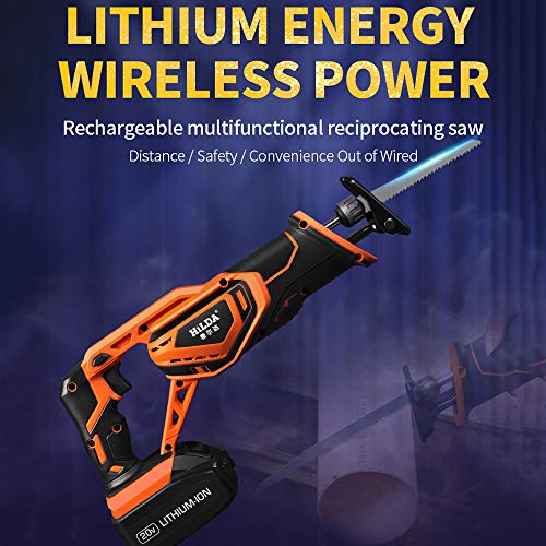 Säbelsäge, Wiederaufladbare Säbelsäge, 20V Elektronische Holz Metall Kunststoff SAH Holz Schneiden SAH, Mit Eine… – Bild 3