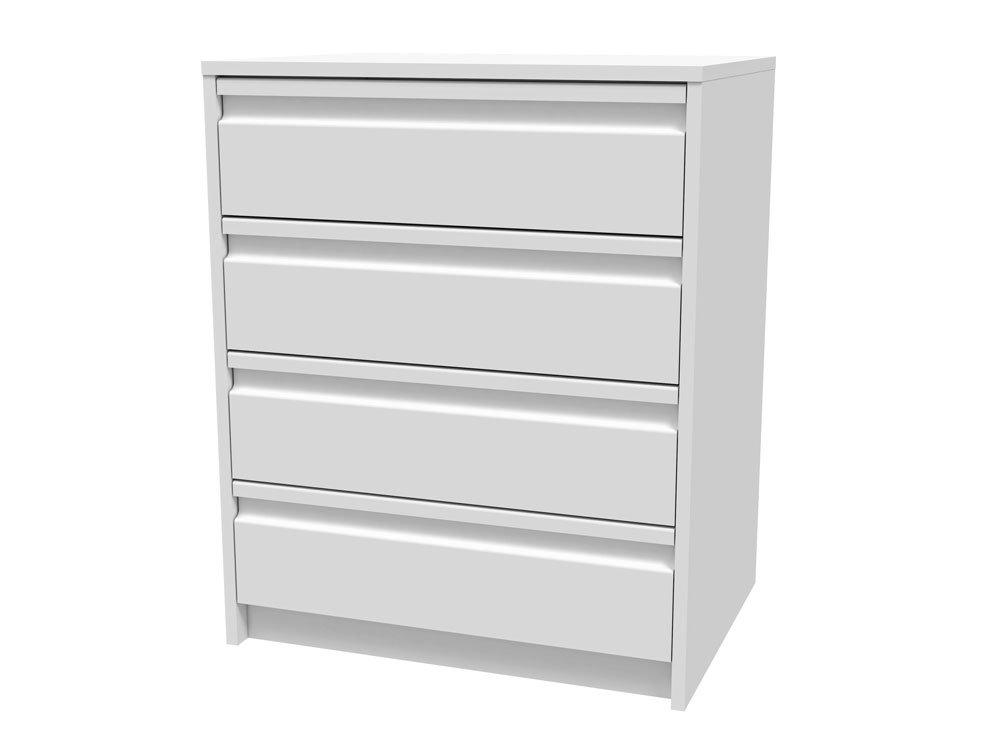 MekaBlock K7402B 4 drawers chest, 60 cm wide, colour white. Amazon