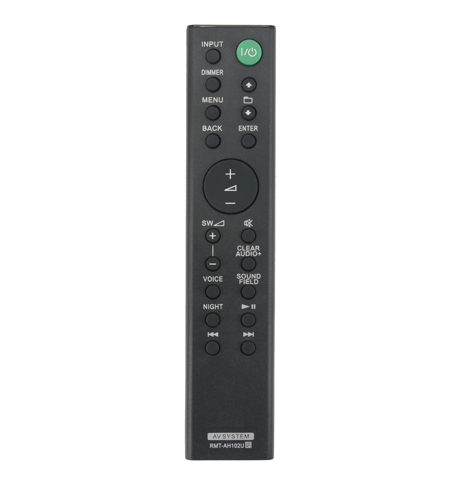 AULCMEET RMT-AH102U Replacement Remote Control Compatible with Sony Subwoofer Soundbar Audio Home Theatre System SS-RT3 SACT390 SA-WRT3 HT-RT3