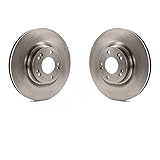 Front Disc Brake Rotors Pair For 2009-2011 Hyundai