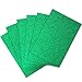 Blulu Glitter Heat Transfer Vinyl HTV for T-Shirts 10 x 12 Inches 6 Sheets (Green)