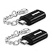 Nekteck USB C to USB A Adapter USB C to A 3.0 with Keychain,USB C Converter for Pixel 2/XL/Pixelbook, Macbook Pro Galaxy S9/S9 Plus/S8/Note 8 [Thunderbolt 3 adapter Compatible]