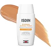 ISDIN Eryfotona Actinica Mineral Face Sunscreen SPF 50, No White Cast | 100% Mineral UV Filters, Zinc Oxide, Suitable for Sensitive Skin, Non-comedogenic, Dermatologist Recommended