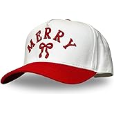 Vintage Seasonal Trucker Hat | Men & Women | Trendy Green & Red Hats | Holiday Christmas St Patricks Day | Cotton | Snapback