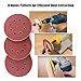 Sanding Discs, 5 inch (125mm) 8 Holes,40 80 120 240 320 600 800 Assorted Grits Sandpaper（70 Pcs）