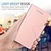 Google Pixel 2 XL Wallet Case, Maxboost [Folio Style] Premium Google Pixel 2 XL Card Cases Stand Feature [Rose Gold] Protective PU Leather Flip Cover with Card Slot + Side Pocket Magnetic