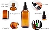YIZHAO 100ml Amber Glass Dropper Bottles with Glass Pipette 4Pcs view 7