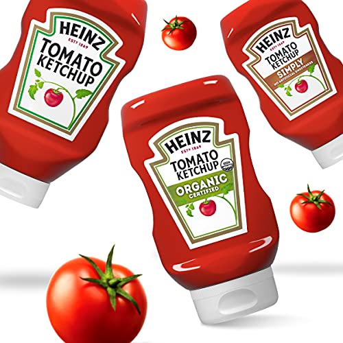 Heinz Organic Tomato Ketchup (14 oz Bottles, Pack of 6)