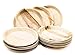 Eco-Friendly Disposable Dinnerware Set of 75 Party Supplies: Large 10