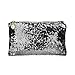 Lady Sequins Handbag Clutch, Funky Glitter Black Evening Envelope Clutch Purse, Bridal Luxurious Sparkling Bling Sequined Makeup Clutches Cosmetic Bag