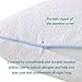 Bedsure Bio-Zero Hydrophilic Memory Foam Pillow Cooling -Patented Sleeping Pillow for Back, Side, Stomach Sleepers -Cool Bed Pillow with Removable Bamboo Cover-Standard Size (23.6