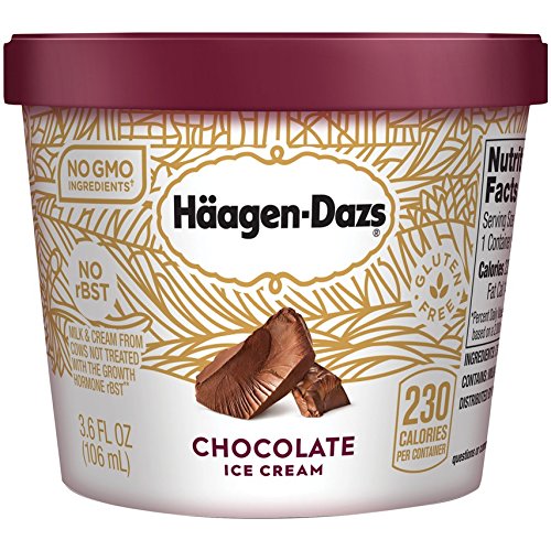 Download Haagen Dazs Chocolate Ice Cream 3 6 Oz Cup 12 Count Amazon Com Grocery Gourmet Food