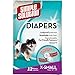 Simple Solution Disposable Dog Diapers for Female Dogs | Super Absorbent Leak-Proof Fit | XS | 12 Count