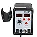 Smartxchoices 898D+ Digital Soldering Station Hot Air Rework Station SMD Desoldering Welder W/Accessories (898D+)