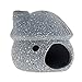 Saim Aquarium Decor Ceramic Mushroom House Ornament Landscape Decor for Small Shrimp to Rest and Breed, Greythumb 3